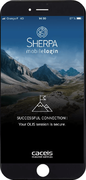 Your login OLIS is now associated with your Smartphone