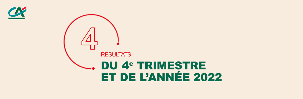 Les résultats de Crédit Agricole S.A. pour le quatrième trimestre et de l'année 2022 sont disponibles