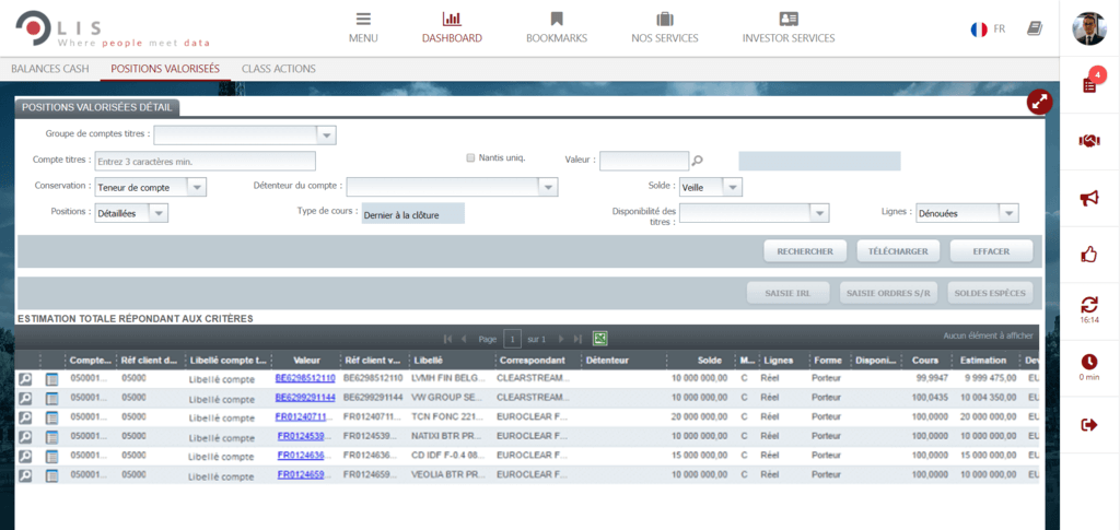 Securities Positions & Mirroring