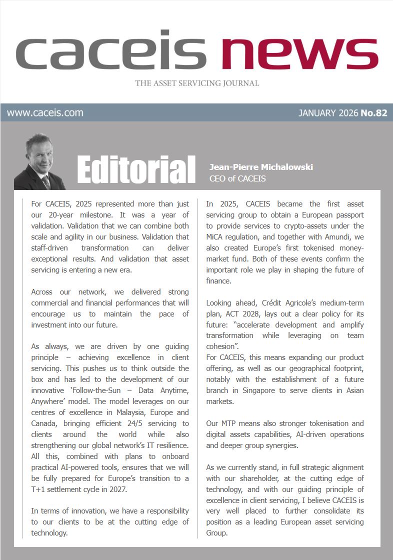 CACEIS News no. 82 - January 2026