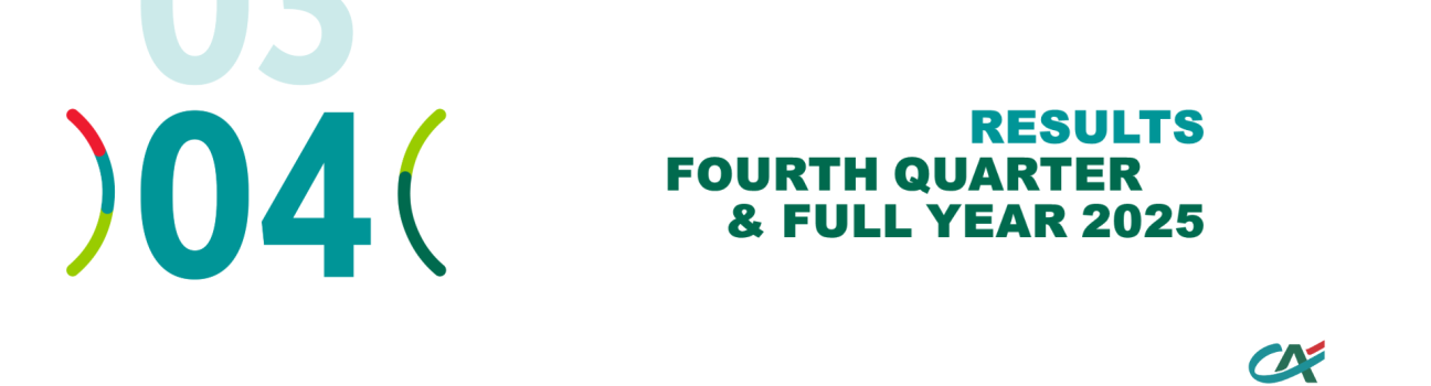 Crédit Agricole S.A. fourth quarter and full year 2025 results available